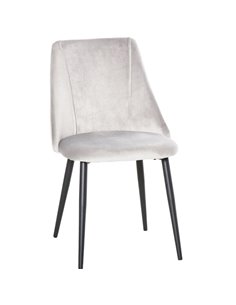 Velvet Dining Chair Beige | Stalwart DA-WW185BEIGE