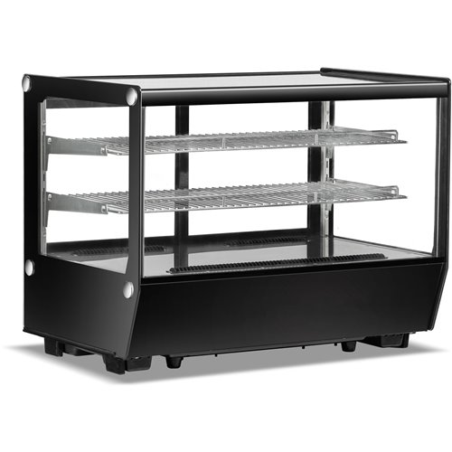 Display Merchandiser Fridge 160 litres 2 shelves Black | Stalwart DA-CW160BLACK