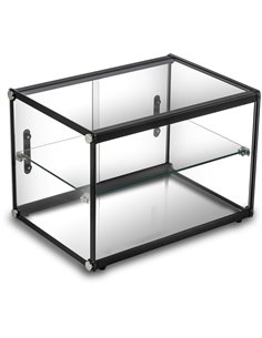 Neutral Display Case 550x398x381mm Black Frame | Stalwart DA-ZW65SS