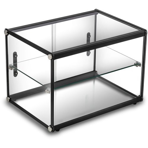 Neutral Display Case 550x398x381mm Black Frame | Stalwart DA-ZW65SS