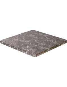 Seamless Square Table top Black Marble 30x30&quot | Stalwart DA-TT3030BLACKMARBLE