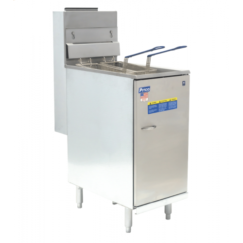 Pitco Fryer 35C-NAT 18.5 Ltr Free Standing Single Tank Natural Gas Fryer