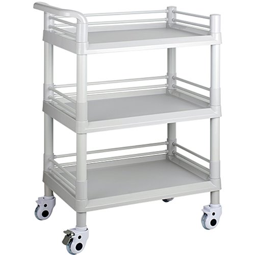 Professional 3 Tier Mobile Trolley ABS 540x370x980mm | Stalwart DA-WH3ST5437