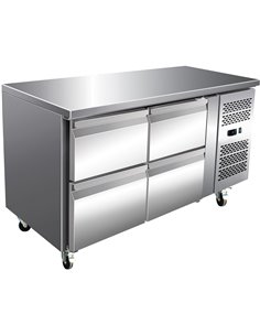 Commercial Refrigerated Counter 4 drawers Depth 700mm | Stalwart DA-JTGN2140TN