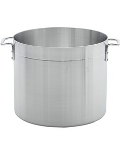 Professional Stock Pot with Lid Aluminium 9 litres | Stalwart DA-ALSTP10