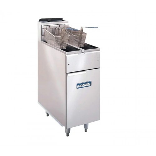 Imperial IFS-2525 Twin Tank Twin Basket 2x 14Ltr Nat Gas Fryer IFS-2525