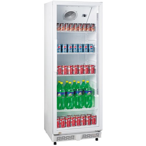 Bottle cooler Upright 310 litres Hinged glass door White | Stalwart DA-LG310XP