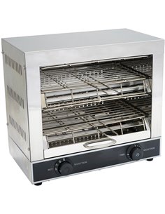 Commercial Double Toaster &amp Salamander 300 slices/hour | Stalwart DA-TS02