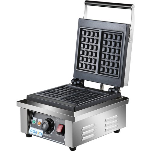 Commercial Waffle Maker 1.6kW 2 belgian waffles Countertop | Stalwart DA-HWB3