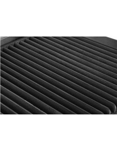 Commercial Electric Lava rock Grill 2 zones 4.8kW Countertop | Stalwart DA-HEL607