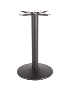 Black Cast Iron Table base Round Ø430mm Standard height | Stalwart DA-A001A