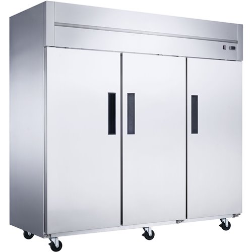 1800lt Commercial Upright Refrigerator Triple Door Stainless Steel | Stalwart DA-GN210AR