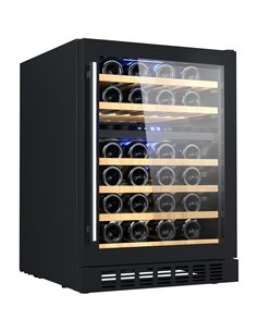 Professional Wine cooler Dual zone 46 bottles | Stalwart DA-JC150WD