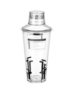 Clear Drink Shaker PC 230mm | Stalwart DA-SH30SHAKER