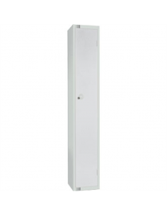 Single Door Locker Mid Grey Padlock