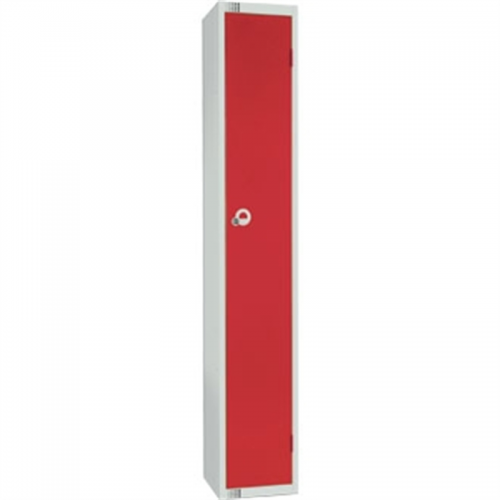 Single Door Locker Red Camlock