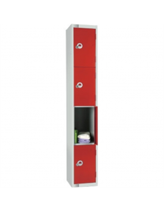 Four Door Locker Red Door Camlock