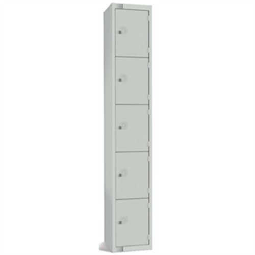 Five Door Locker Mid Grey Camlock