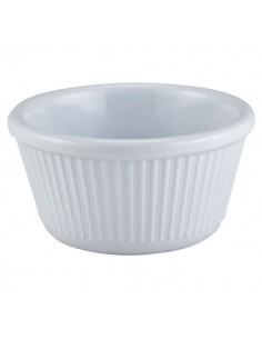 Ramekin 4oz Fluted White 86X36mm