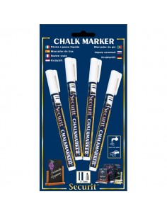 Chalkmarkers 4 Pack White Small