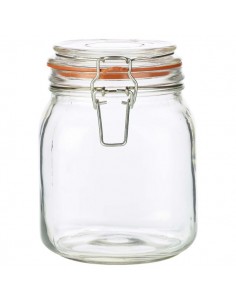 Genware Glass Terrine Jar 1L