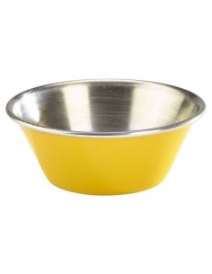 1.5oz Stainless Steel Ramekin Yellow