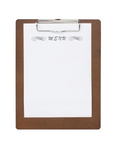 Wooden Menu Presentation Clipboard A4