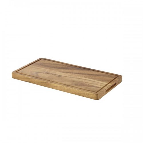 Genware Acacia Wood Serving Board GN 1/3