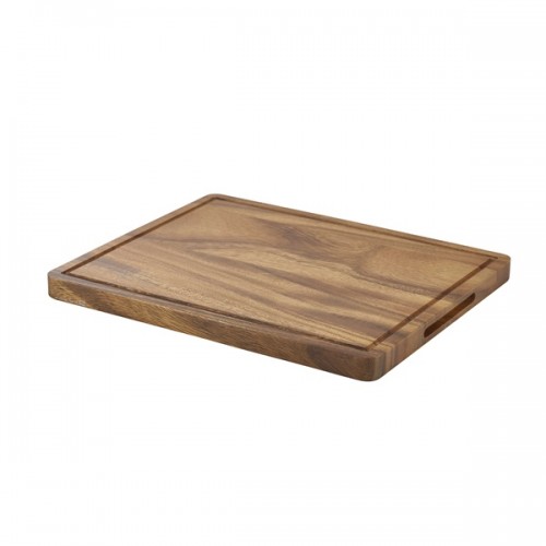 Genware Acacia Wood Serving Board GN 1/2