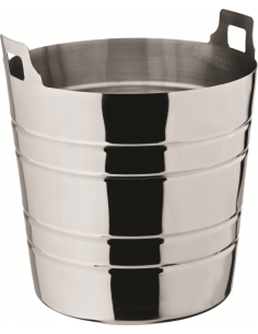 UTOPIA -Ribbed Wine Bucket 8" (20cm) H: 7.5" (19cm)