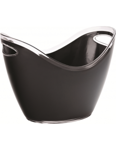 UTOPIA -Small Champagne Bucket Black 10.5" (27cm)