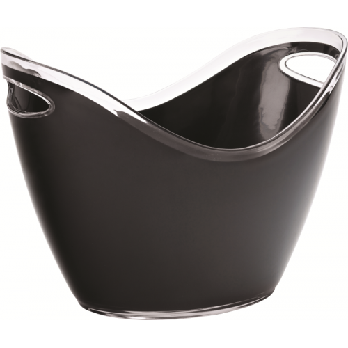 UTOPIA -Large Champagne Bucket Black 13.75" (35cm)