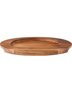 UTOPIA -Oval Wood Board 12 x 7" (30.5 x 17.5cm)