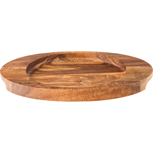 UTOPIA -Oval Wood Board 10 x 7.25" (25 x 18.5cm)