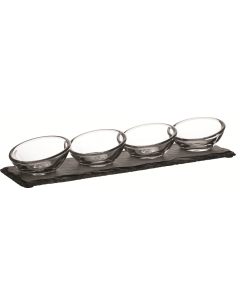 UTOPIA -Quartet Serving Set with Slate