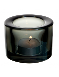 UTOPIA -Chunky Tealight Holder - Black