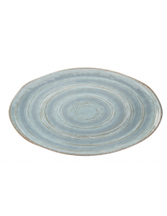 UTOPIA -Wildwood Blue Platter 20.75 x 11.75" (52.5 x 30cm)