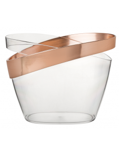 UTOPIA -Copper Banded Champagne Bucket 12" (30.5cm)