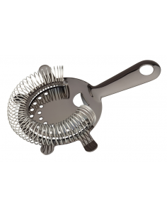 UTOPIA -Gunmetal Cocktail Strainer - 4 Prong