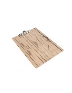 Wood Effect A5 Menu Presentation Clipboard