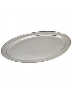 Stainless Steel Oval Flat 24"