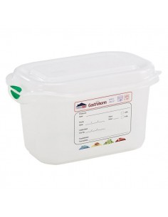 GN Storage Container 1/9 100mm Deep 1L - Quantity 6