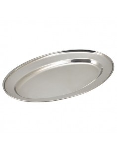 Stainless Steel Oval Flat 12"(11365) **