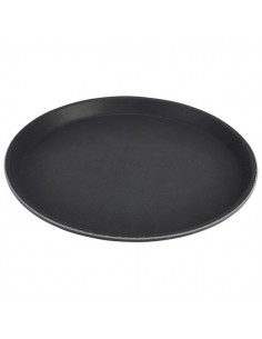 Tray Gengrip Fibreglass Round 14" Black