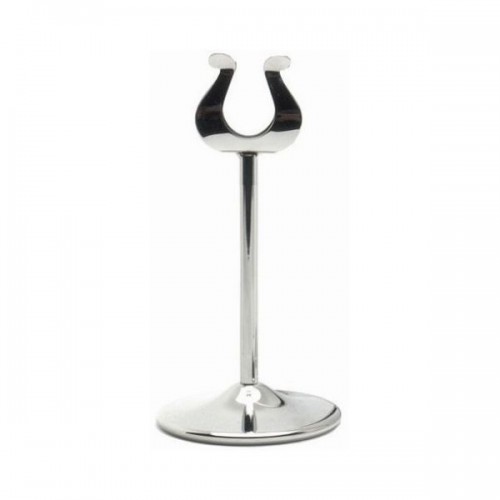 Stainless Steel Menu Stand 4" Tall