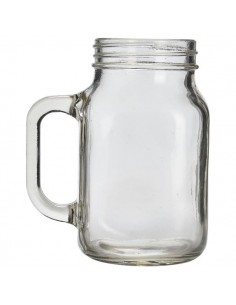 Genware Glass Mason Jar 50cl / 17.5oz - Quantity 12