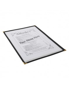 American Style Clear Menu Holder - 1 Page