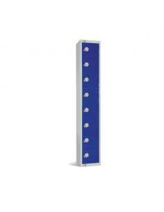 Elite Eight Door Electronic Combination Locker Blue