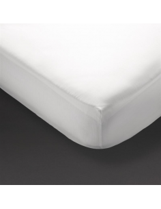 Mitre Comfort Percale Fiited Sheet White Double