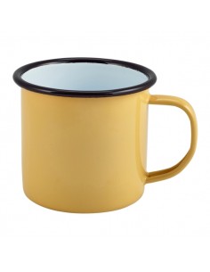 Enamel Mug Yellow 36cl/12.5oz